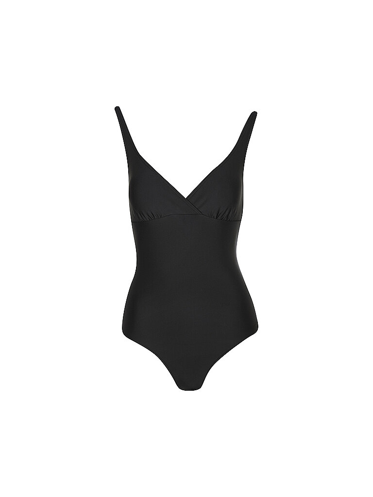 DARLING HARBOUR Damen Badeanzug V-Neck schwarz | 40